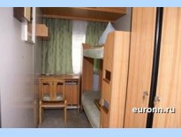 Двухместная двух ярусная каюта на главной плубе